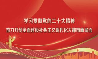 学习贯彻党的二十大精神  奋力开创全面建设社会主义现代化大都市新局面